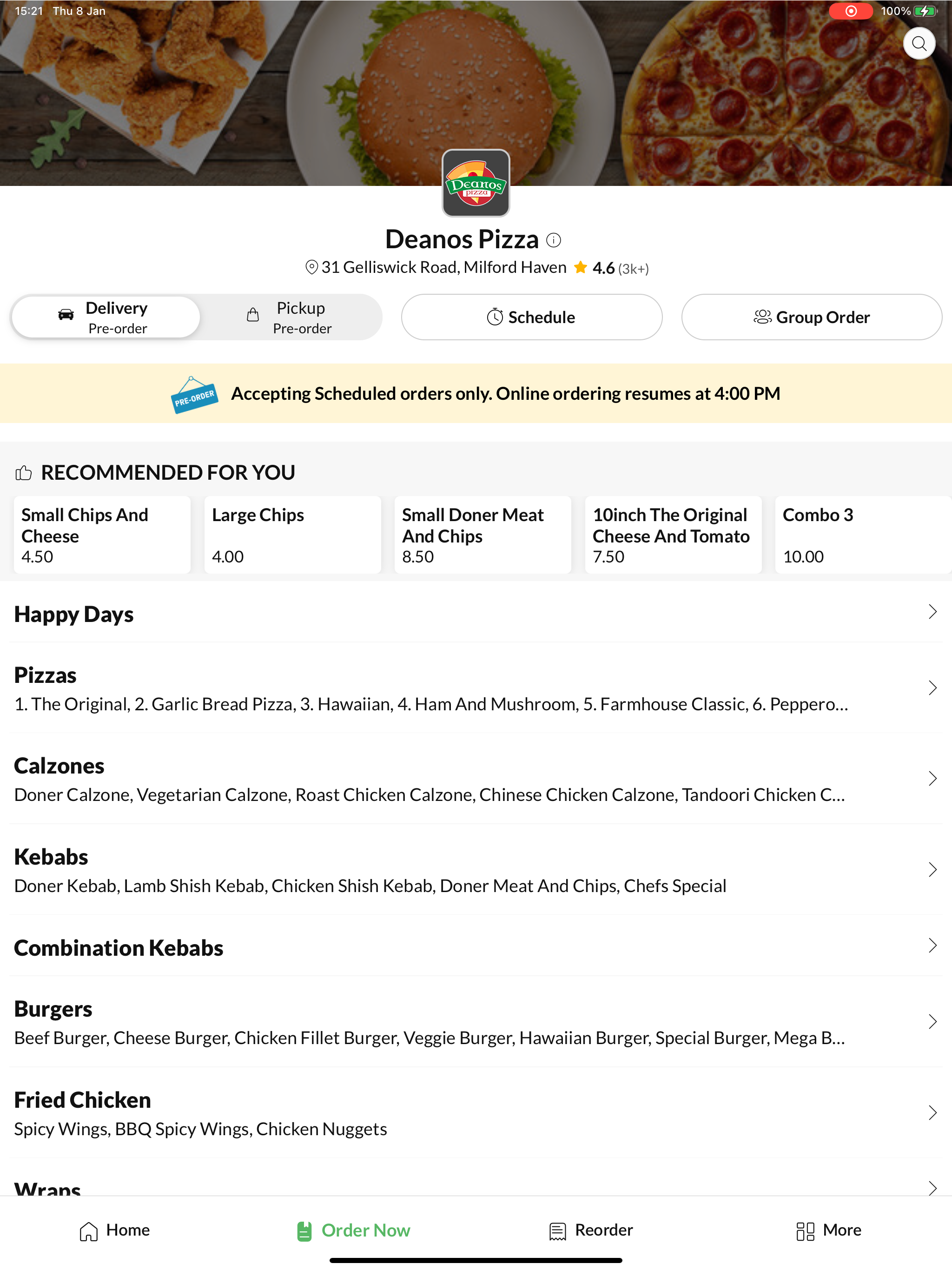 Deanos Pizza