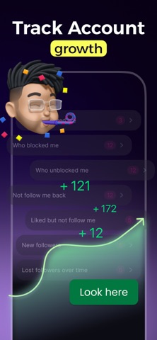 Reports Unfollowers, Followers screenshot