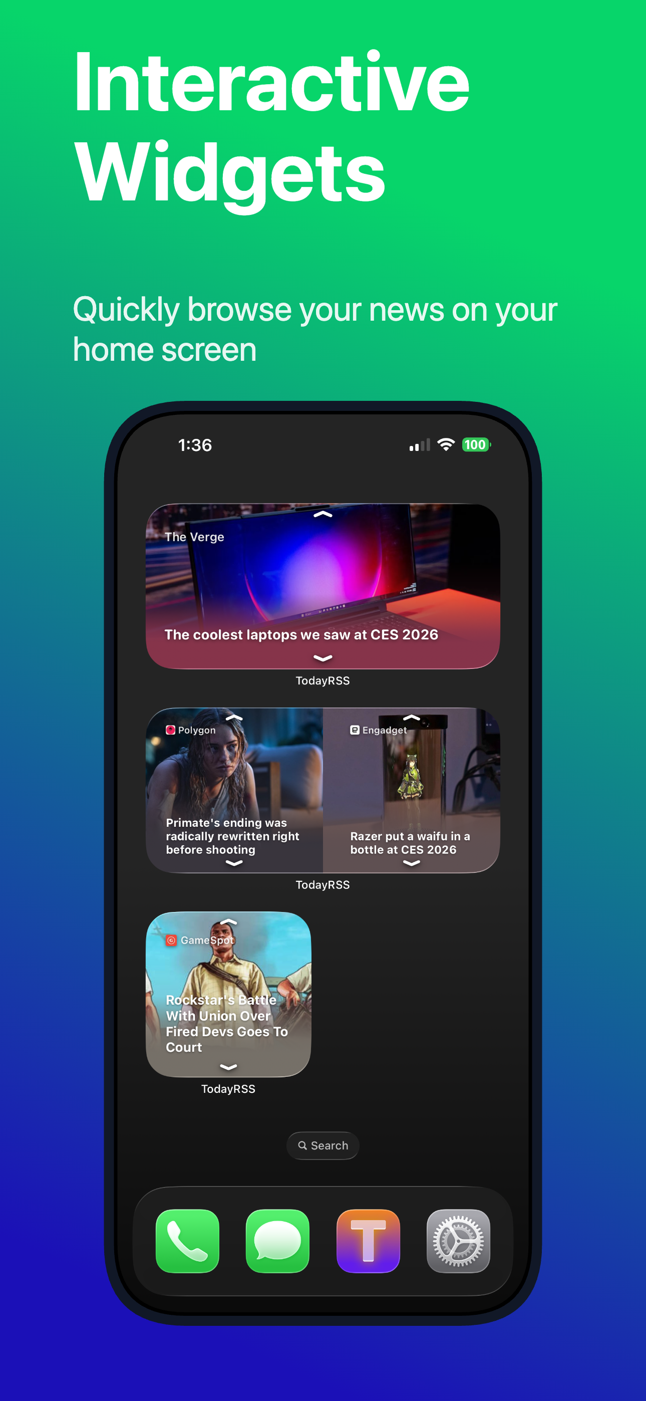 TodayRSS - News and Read Later