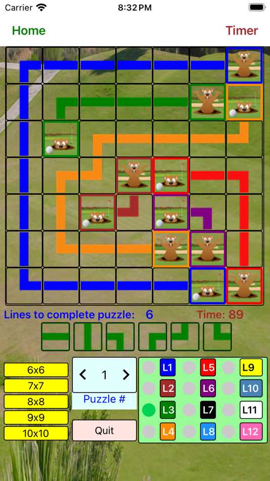 #3. Golf Course Gophers (iOS) Podle: Neil Rohan