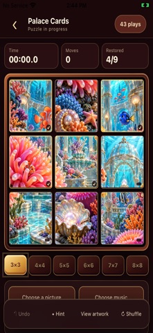 Palace Cards: Sliding Puzzle Screenshot 5 of 7