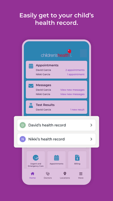 Children's Health Screenshot