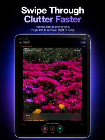 SwipeClean : Photos Cleaner iPad screenshot