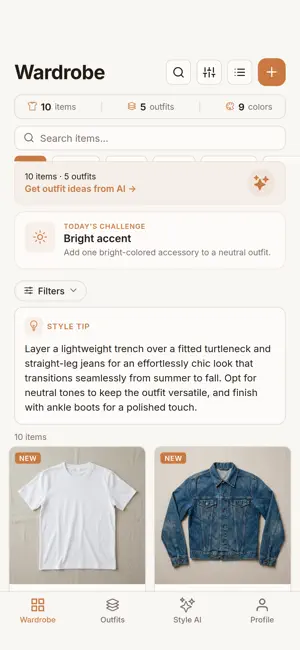 StyleVault — Closet & Outfits screenshot 1