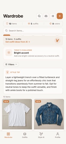 StyleVault — Closet & Outfits Screenshot 1 of 4