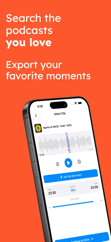 Podclip screenshot 1 of 6