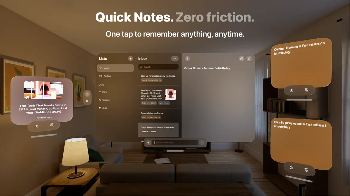 Quick Notes - Capture screenshot 1