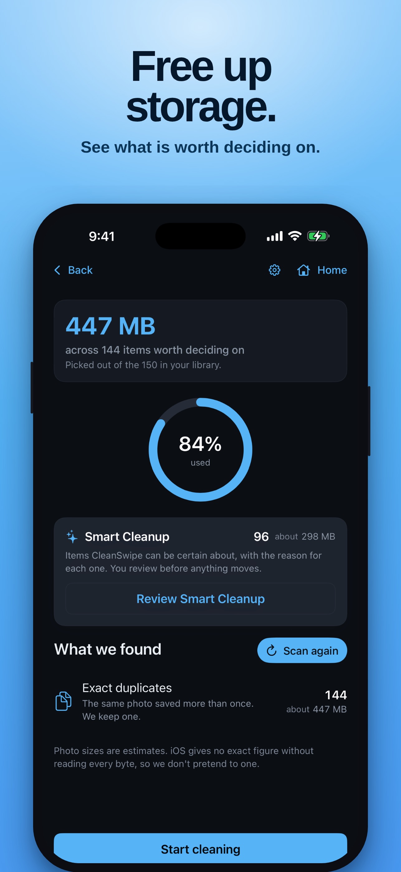 Screenshot 5 of CleanSwipe: Clean Up Storage