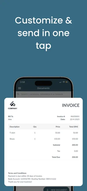 InvoiceNovus screenshot 3