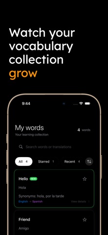 VocabFlow screenshot