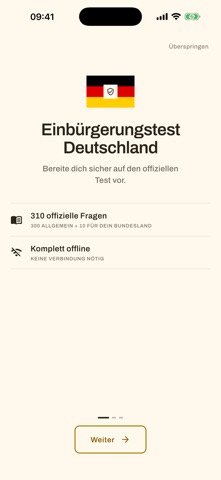 Einbürgerungstest 2026 DE screenshot 1