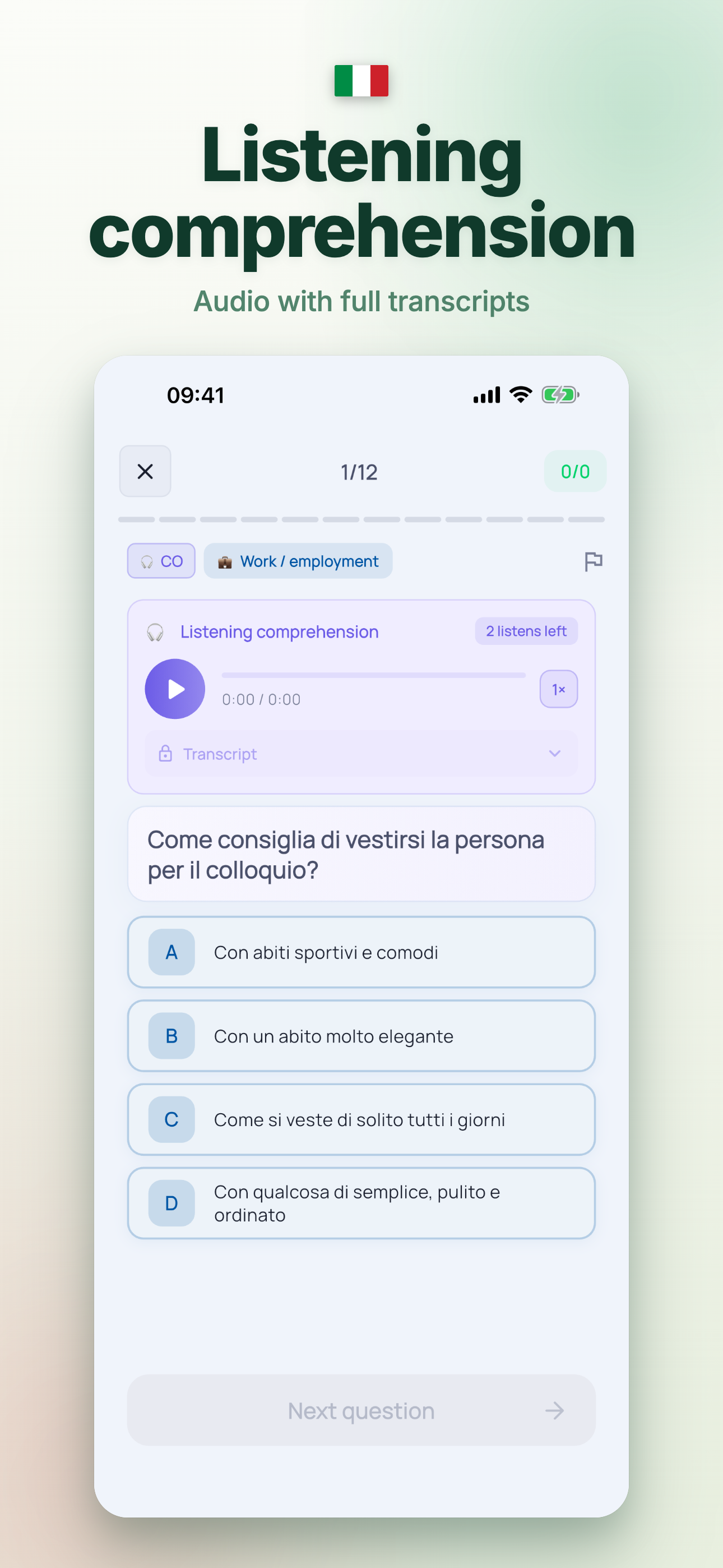 PrepaItalia: Italian B1 Exam screenshot 3