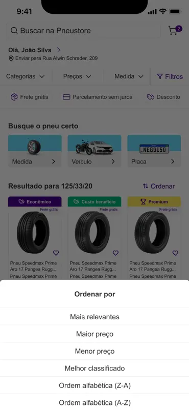 PNEUSTORE: Compre Pneus Online screenshot 9 of 10