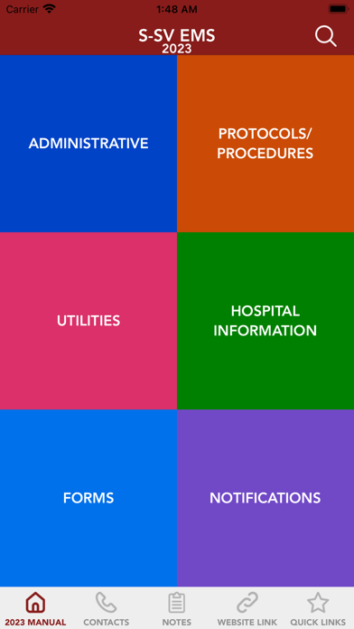 S-SV EMS Field Resource Guide Screenshot