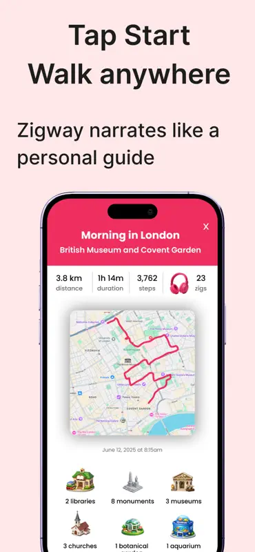 Zigway: Audio Tour Guide App screenshot 1 of 6