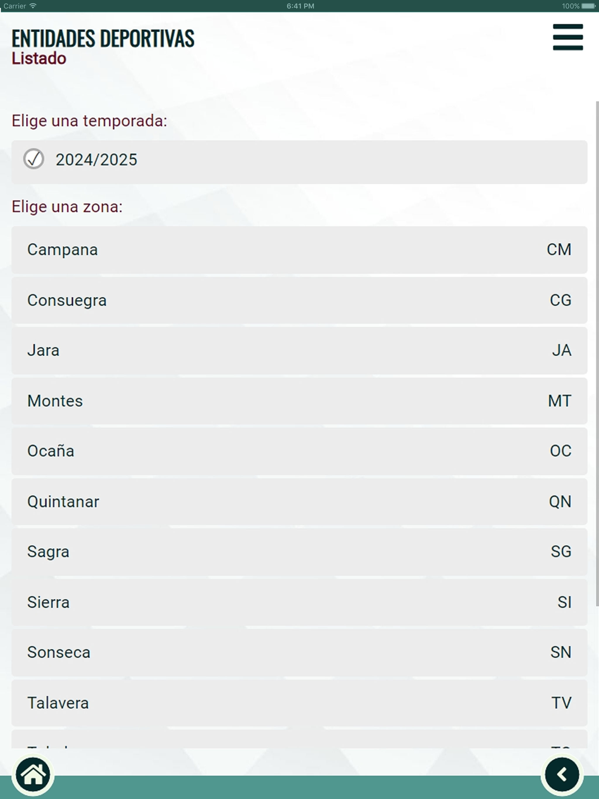 Competiciones Deportivas