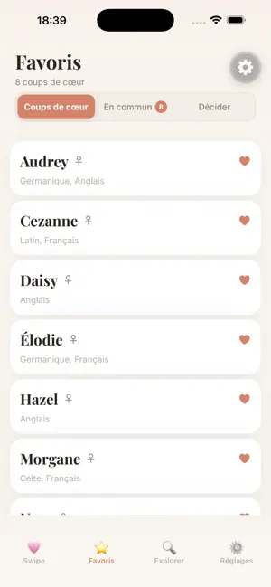 Namie - Prénom bébé en couple screenshot 2
