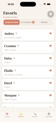 Namie — Prénom bébé en couple screenshot