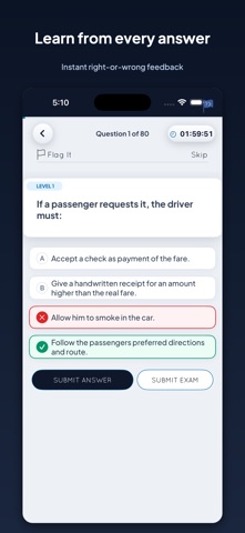 TLC Practice exam 2.0 Screenshot 5 of 8
