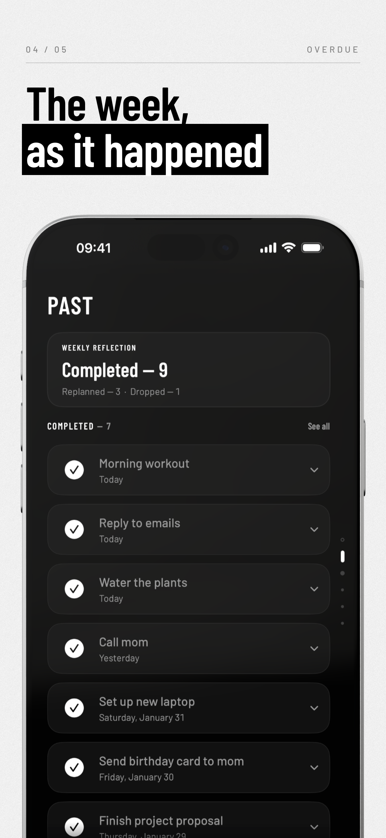 Overdue: minimal to-do screenshot 4