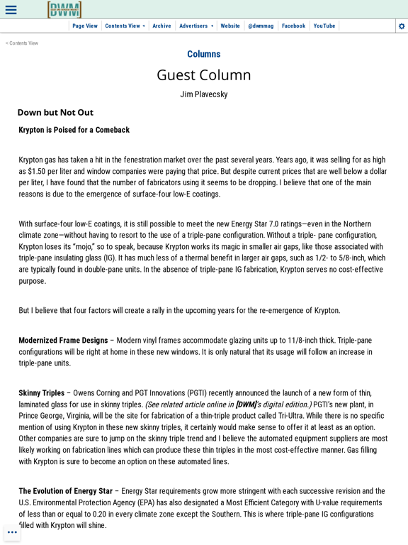 DWM Mag iPad screenshot 5 - News app