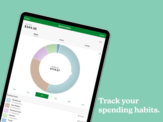 Legacy Bank iPad screenshot 3 - Finance app