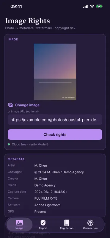 My Image Rights screenshot 1 of 3