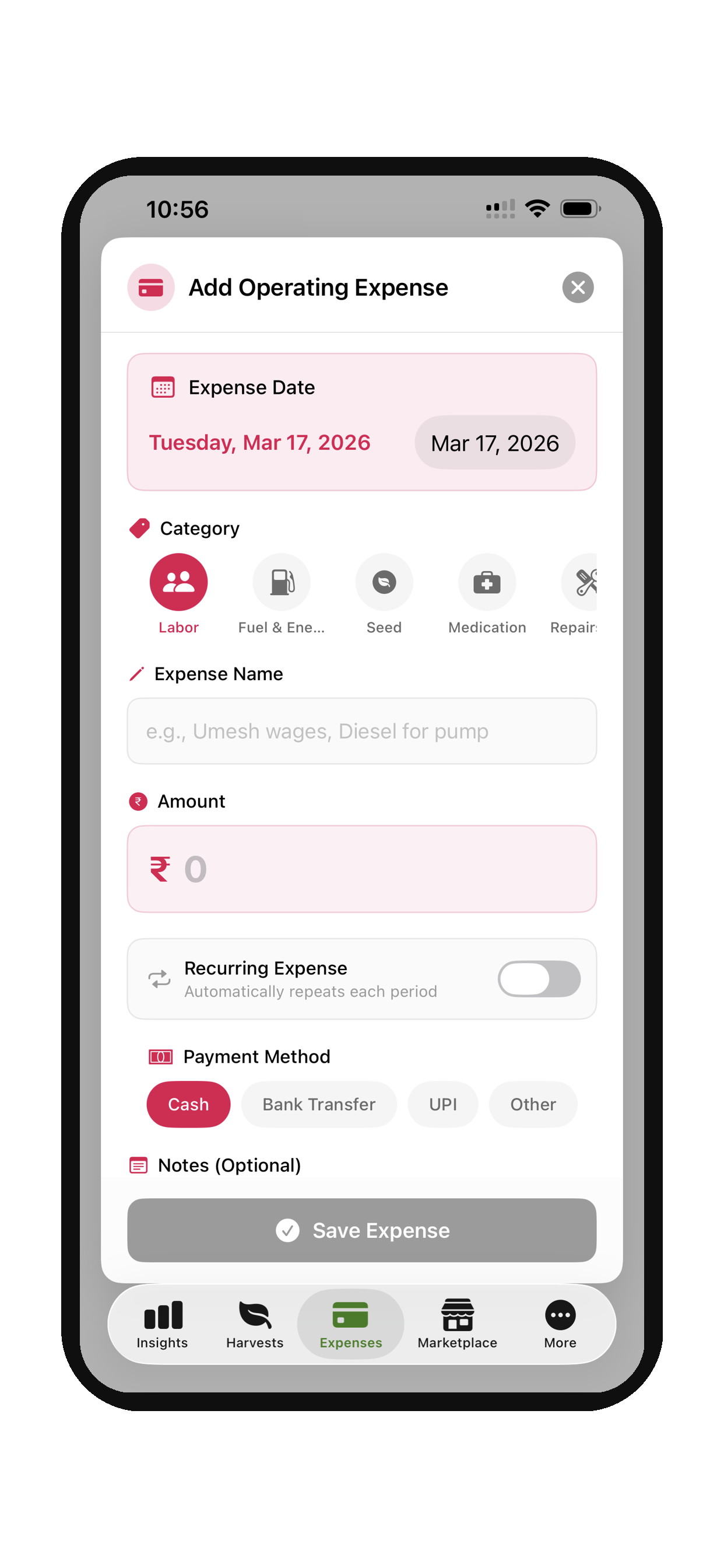 Thengu: Coconut Farm Tracker
