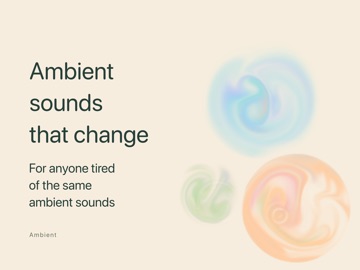 ambient: Evolving Soundscapes