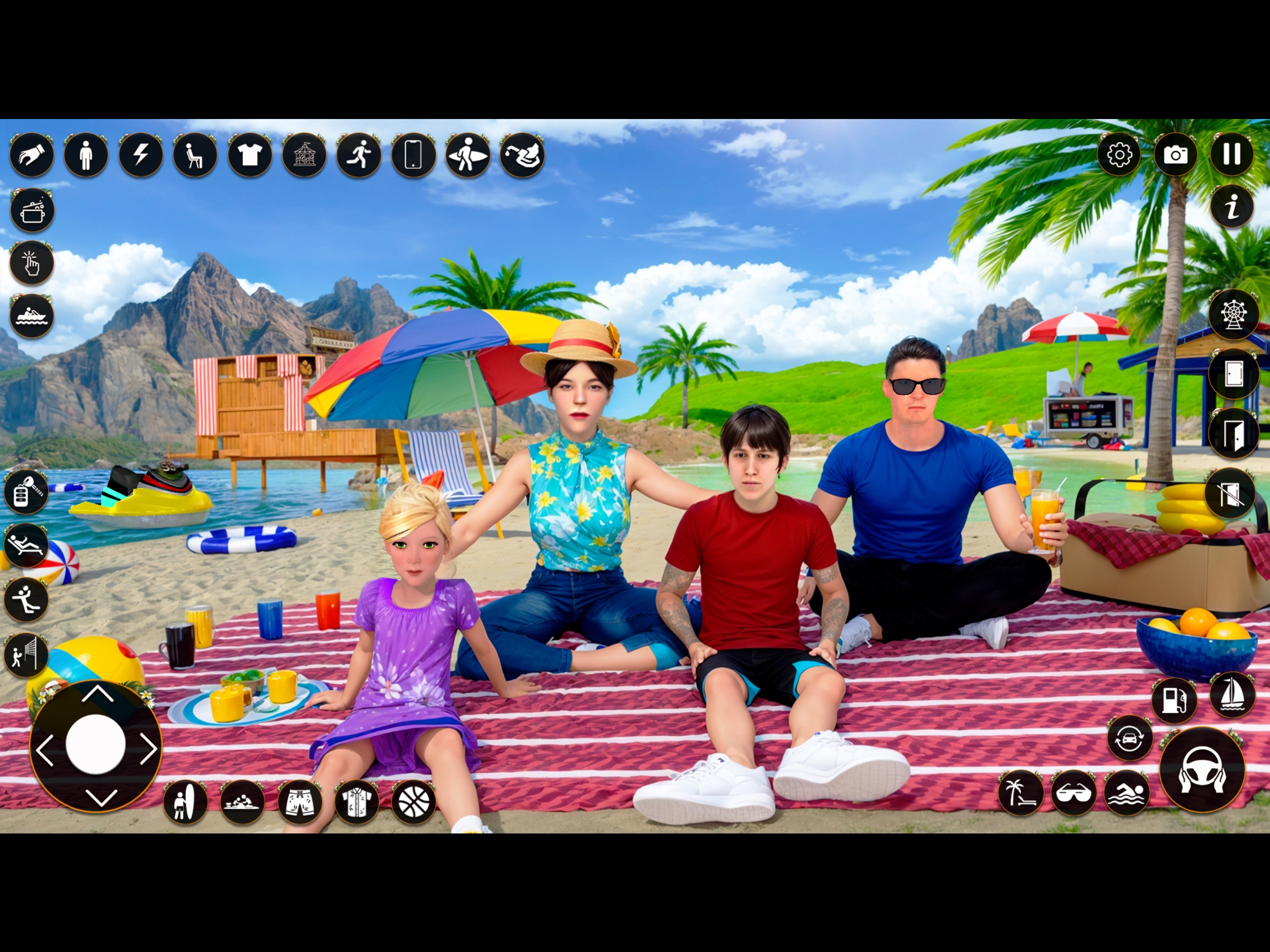 Family Summer Vacations Games