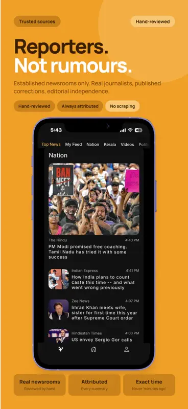 TheReader.AI: Short News India screenshot 3 of 8