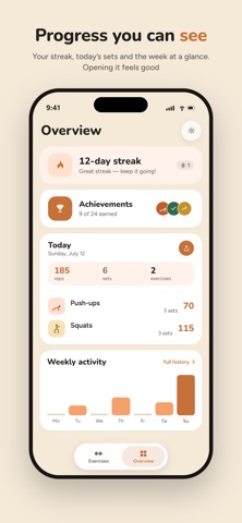 Sportiary: Workout Tracker Screenshot 2 of 5