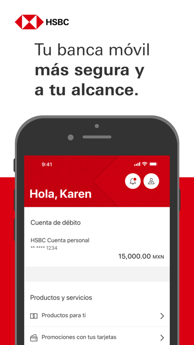 HSBC México Screenshot