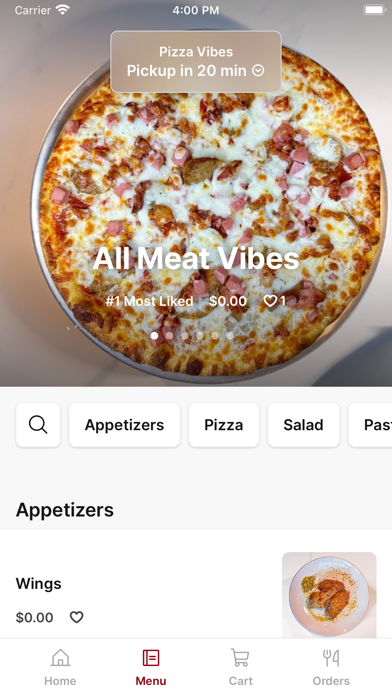 Pizza Vibes iPhone screenshot 2 - Food & Drink app