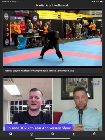 Martial Arts InterNetwork iPad screenshot
