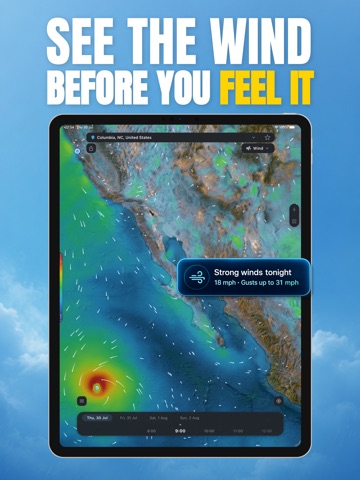 NOAA Weather Radar Live Map . iPad screenshot 8