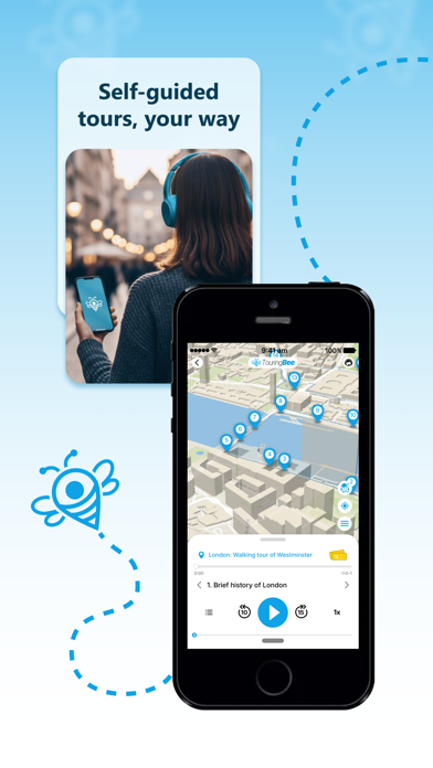 Screenshot #1 pour TouringBee: Travel Audio Guide