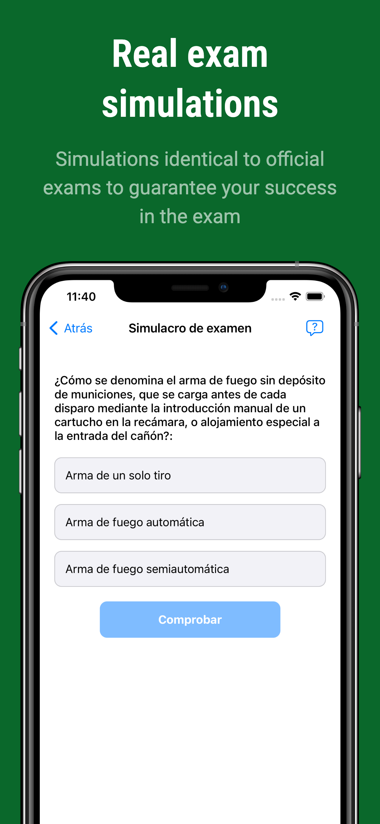 Licencia de Armas - España