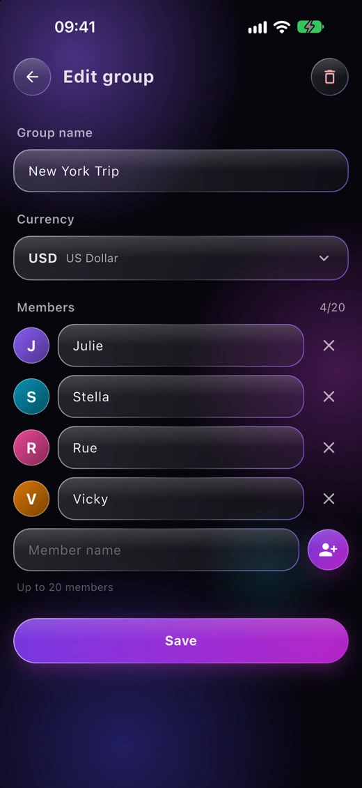 Splitbillo: Group Expenses screenshot 4