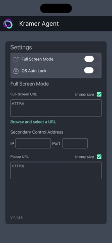 Kramer Control Agent Screenshot 1 of 3