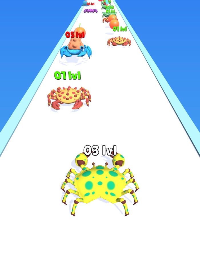 Crab Evolution Run