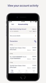 Rabobank Online Savings AU screenshot