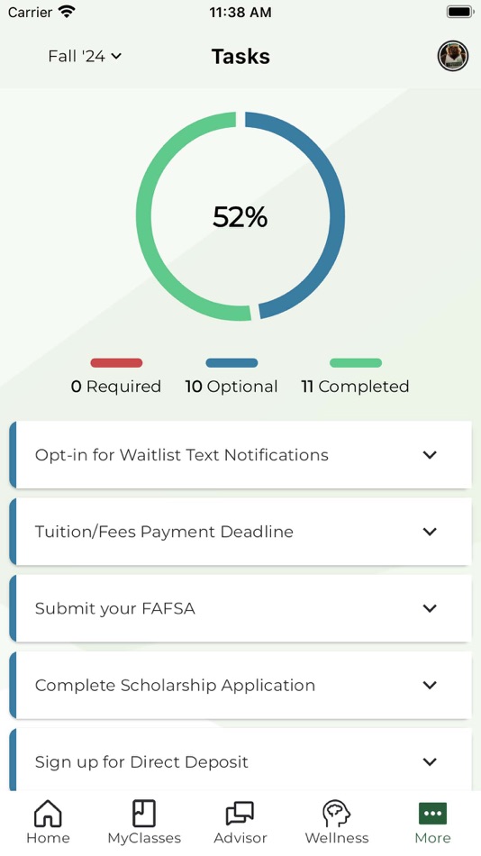 #8. UVU Student (iOS) De: Utah Valley University