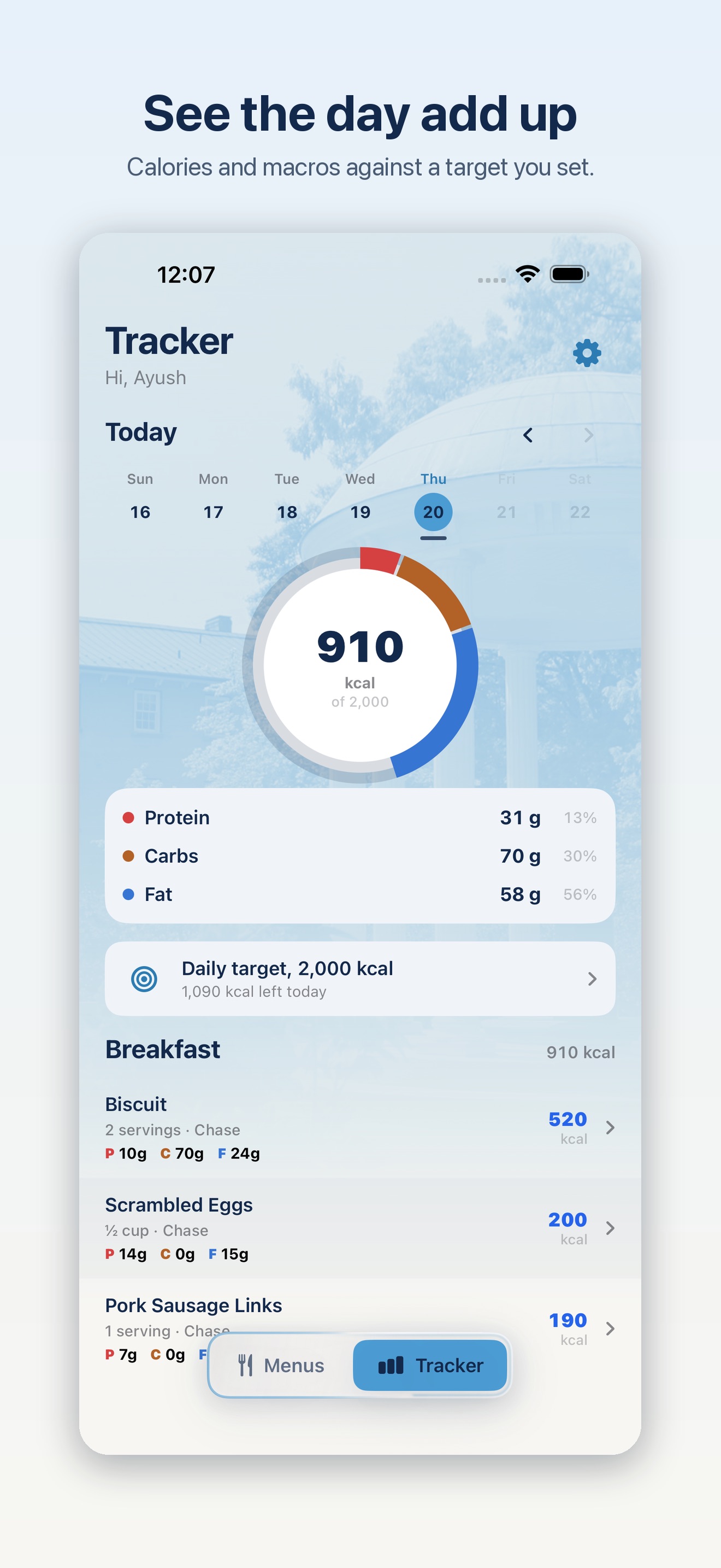 Eat UNC screenshot 2
