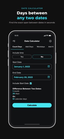 Date & Time Calculator: Days Screenshot 1 of 6