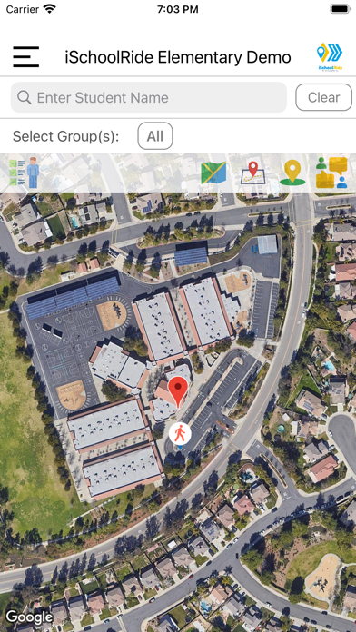 iSchoolRide Tracker Screenshot