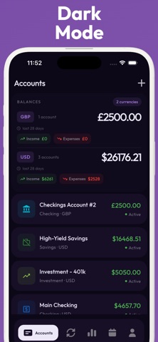 Checkbook Register - ReconLog screenshot