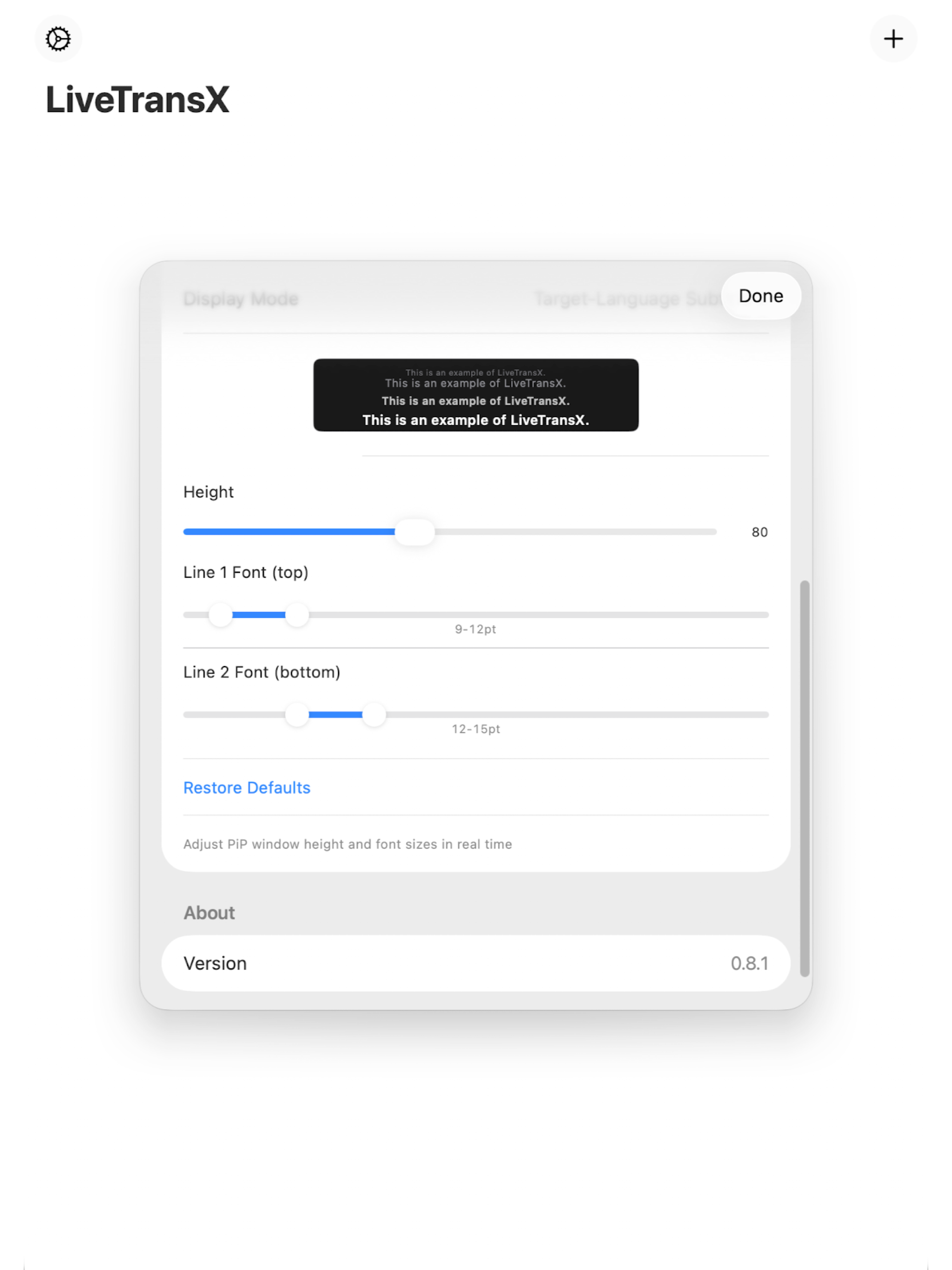 LiveTransX screenshot 12