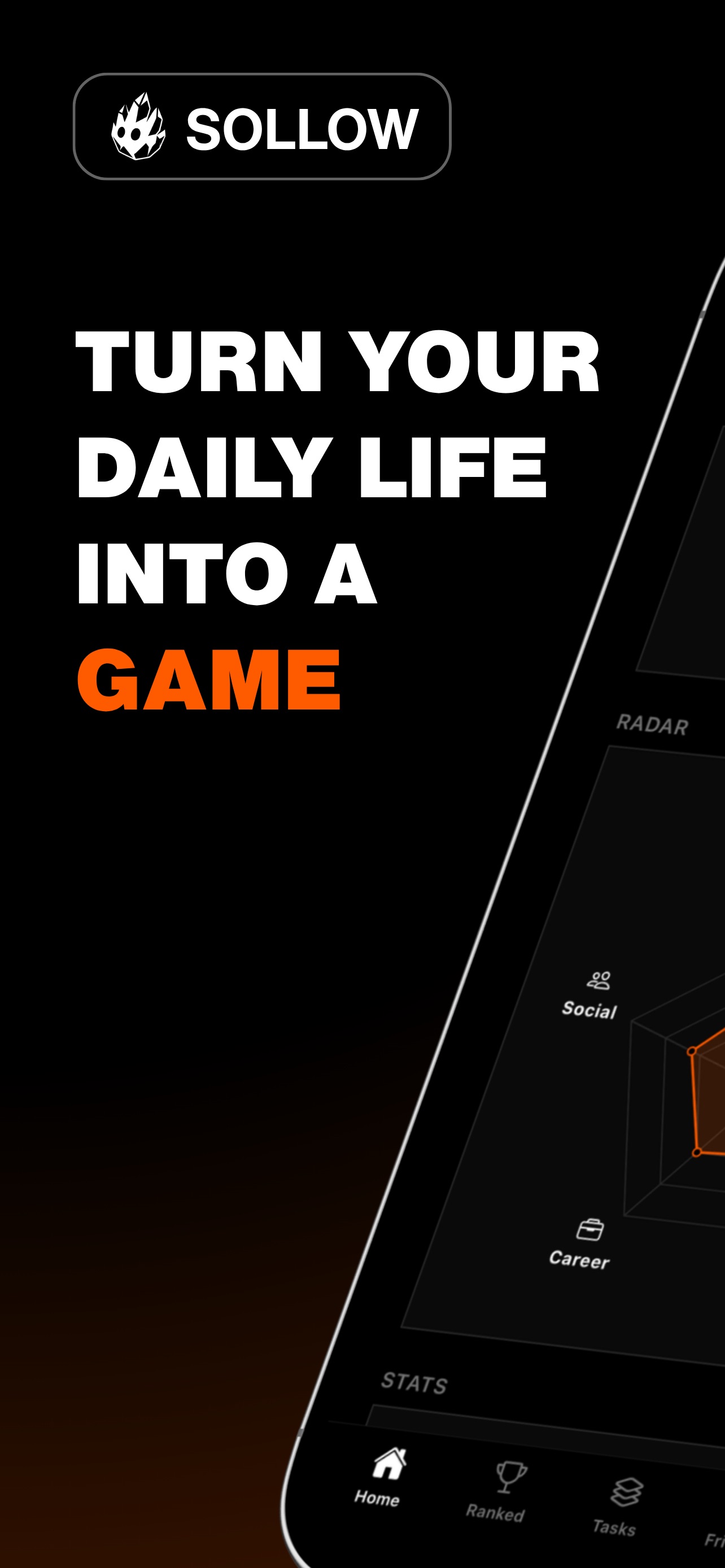 Screenshot 1 of Sollow - Ranked Habit Tracker