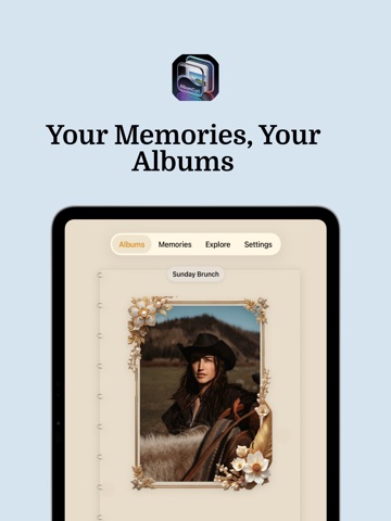 AlbumCurl - Photo Album Maker iPad screenshot